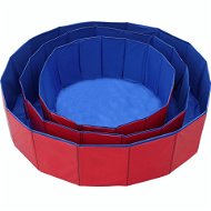 Petstar bazén pre psov modro-červený M 120 × 30 cm - Bazén pre psov
