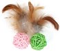 Olala Pets Ball with feathers - Cat Toy
