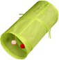 AngelMate Cat tunnel with balls 25 × 50 cm neon green - Cat Toy