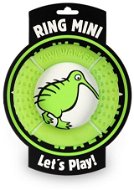 Kiwi Walker Hádzací a plávací kruh Mini z TPR peny zelený 13 cm - Hračka pre psov
