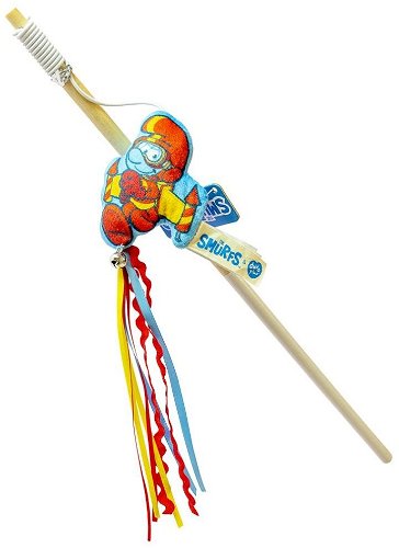 DUVO+ Smurfs Fishing rod with Smurf plush figure 46 × 6 × 2 cm