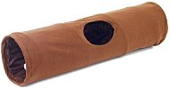 Akinu rustic tunnel for cats COMFORT brown 25×90cm - Cat Toy