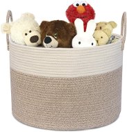 Hapet Bavlnený pletený kôš na hračky dekorácia XL - Úložný košík