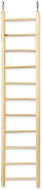 Bird Jewell rebrík drevený 9 priečok 44,5 × 9 cm - Hračka pre vtáky
