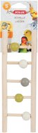 Zolux rebrík pre vtáky drevený 5 priečok 23,5 cm - Hračka pre vtáky