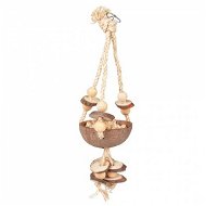 Duvo+ Coconut swing for birds or small rodents - Bird Toy
