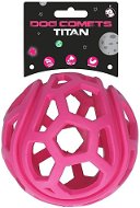 Dog Comets Titan perforated ball pink 11,5 cm - Dog Toy Ball