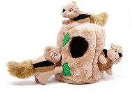 Outward Hound Plush Puzzle Squirrels in the Stump Medium - Dog Toy