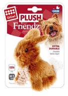 GiGwi Plush Friendz plyšový králíček hnědý - Dog Toy
