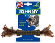 GiGwi Johnny stick s peříčky a šantou - Cat Toy