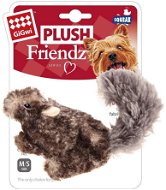 GiGwi Plush Friendz plyšová veverička sivá - Hračka pre psov