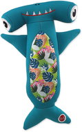 Dog Fantasy Water Float floating hammerhead with PET bottle turquoise 33 cm - Dog Toy