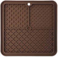 Epic Pet Lick&Snack čtverec hnědý 20 × 20 cm - Lízací podložka