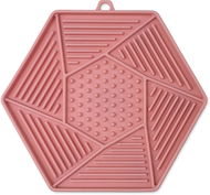 Epic Pet Lick&Snack hexagon světle růžový 17 × 15 cm - Lízací podložka