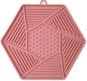 Epic Pet Lick&Snack hexagon světle růžový 17 × 15 cm - Lízací podložka