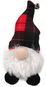 Magic Cat Winter Tale trpaslík se šantou čepice červeno-černá 15 cm - Hračka pro kočky