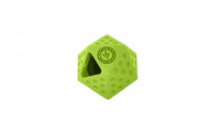 Kiwi Walker Rubber toy with hole for treats Icosaball Maxi 9 cm green - Dog Toy