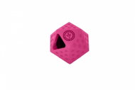 Kiwi Walker Rubber toy with hole for treats Octaball Mini 11 cm pink - Dog Toy