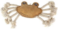 animALL Hračka Krab kůže s provazy 33 × 20 cm - Hračka pro psy