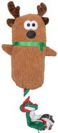 Uniqpets Whistling reindeer with rope 30 cm - Dog Toy