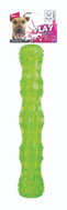 M-Pets SQUEAKY Squeaky rubber stick 27,3 x 5 cm green - Dog Toy