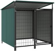 Shumee Outdoor Dog Kennel Green 133 × 133 × 116 cm - Dog Pen
