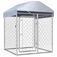 Shumee Outdoor Dog Kennel With Roof 100 × 100 × 125 cm - Dog Pen