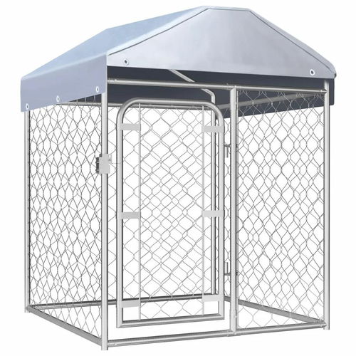 Shumee Psí kotec venkovní se střechou 100 × 100 × 125 cm - Kotec pro psa - Hlavní obrázek