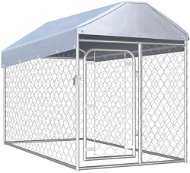 Shumee Outdoor Dog Kennel With Roof 200 × 100 × 125 cm - Dog Pen