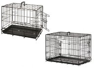 Dog Cage Karlie Wire Cage Black Two Entrances 77 × 47 × 54cm - Klec pro psa