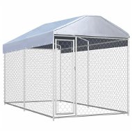 Shumee Dog Outdoor Dog Kennel With Roof 382 × 192 × 225 cm - Dog Pen