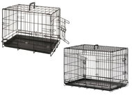 Karlie Wire Cage Black Two Entrances 63 × 43 × 49cm - Dog Cage