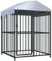 Shumee Outdoor dog kennel with a roof 120 × 120 × 150 cm - Dog Pen