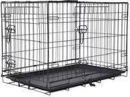 Dog Fantasy Folding cage M, with two doors, size 75 × 46 × 53 cm - Dog Cage