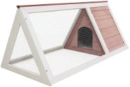 Cage for Rodents Shumee Cage for Small Animals Wood Brown 98 × 50 × 41cm - Klec pro hlodavce