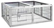 DUVO+ Wooden Enclosure for Small Animals 116 × 112 × 45cm - Pen for Rodents