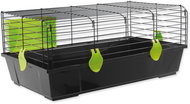 Small Animals Matěj black, equipment green 80 × 46 × 35 cm - Cage for Rodents