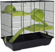 Small Animals Jakub white, equipment green 50,5 × 28 × 47 cm - Cage for Rodents