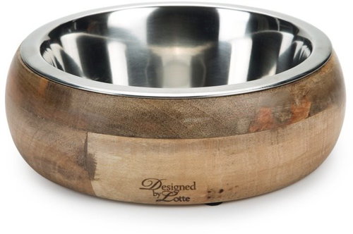 Pet Amour Mandira Wooden 1500ml - Dog Bowl - Main image