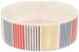 Dog Fantasy DF Ceramic Dog Bowl, Coloured Stripes 280ml - Dog Bowl
