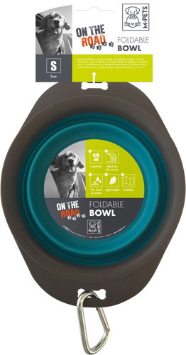 ON THE ROAD Foldable bowl S – 20,5 × 15,5 × 5,5 cm – 420 ml - Cestovná miska pre psov a mačky - Hlavný obrázok