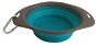 M-Pets On the road foldable blue 420ml - Travel Bowl for Dogs and Cats
