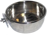 Akinu Stainless-steel Bowl for Cage with Nut 150ml - Bowl for Rodents