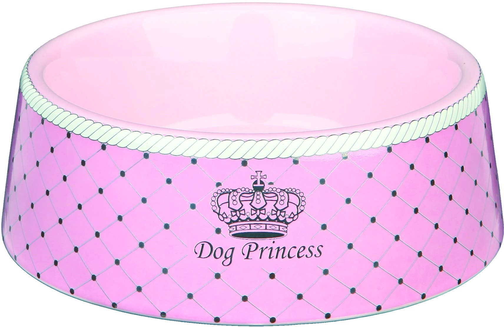 Pink princess 2025 dog bowl