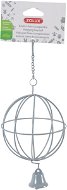 Zolux Hanging Ball Metal Grey - Rodent Feeder