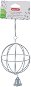 Zolux Hanging Ball Metal Grey - Rodent Feeder