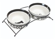 Trixie Set of Bowls with Stand 2 × 1.6l/20cm - Dog Bowl