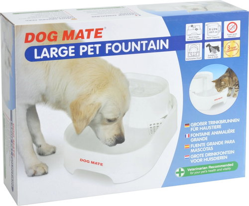 Flamingo Water Fountain Dog Mate 6000ml - Fountain for Cats - Main image