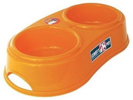 Cobbys Pet Double Plastic Non-slip Bowl - Dog Bowl