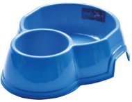 Cobbys Pet Double Plastic Bowl 0.85l - Dog Bowl